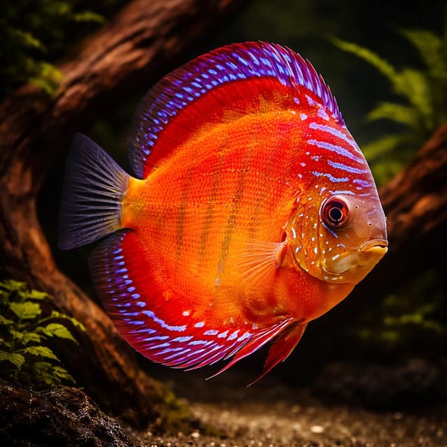 Red Alenquer Discus Fish