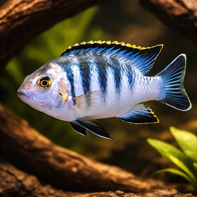 Red Fin Cichlid XL (Tropheops tropheops)