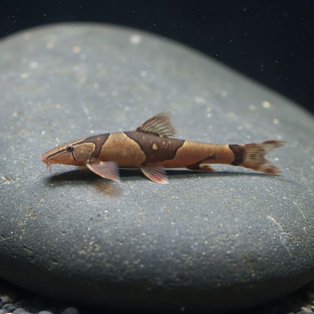 Red Hillstream Loach (Homaloptera orthogoniata) in a planted aquarium — representative image