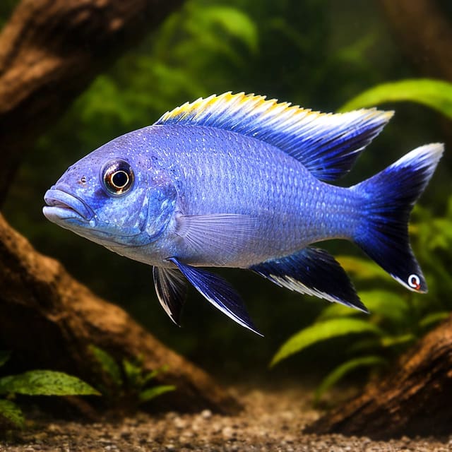 Red Top Aristochromis Cichlid (Otopharynx lithobates) Lake Malawi hap