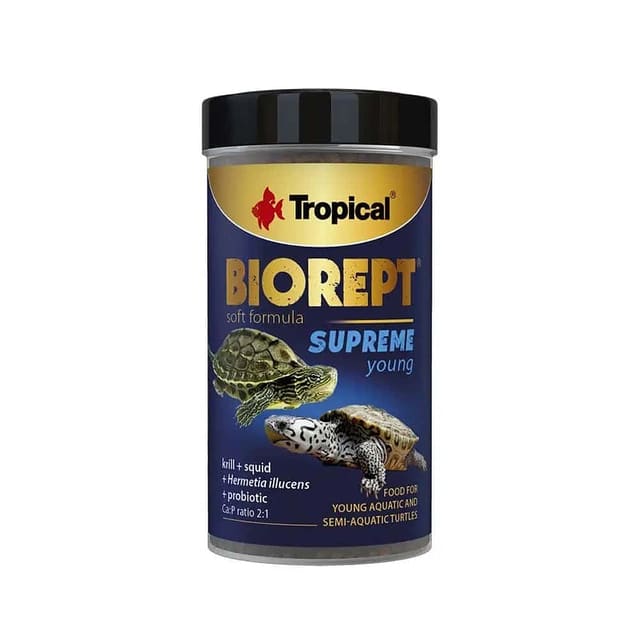 Tropical Biorept Supreme Young 100ml/36g soft food for young aquatic turtles