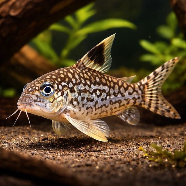 Reticulated Cory / Network Cory (Brochis reticulata)