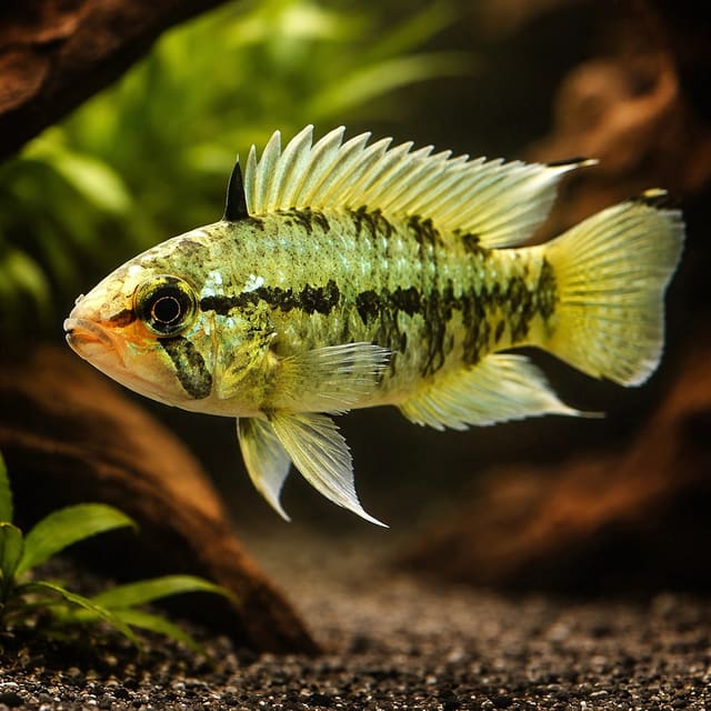 Reticulosa Dwarf Cichlid red mask — Fresh Water Fish