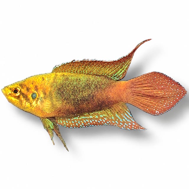 Round-Tailed Paradise Fish (Macropodus ocellatus)