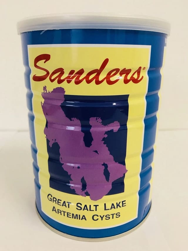 Sanders Artemia Cysts 90% 425g dried brine shrimp eggs for hatching live fish food