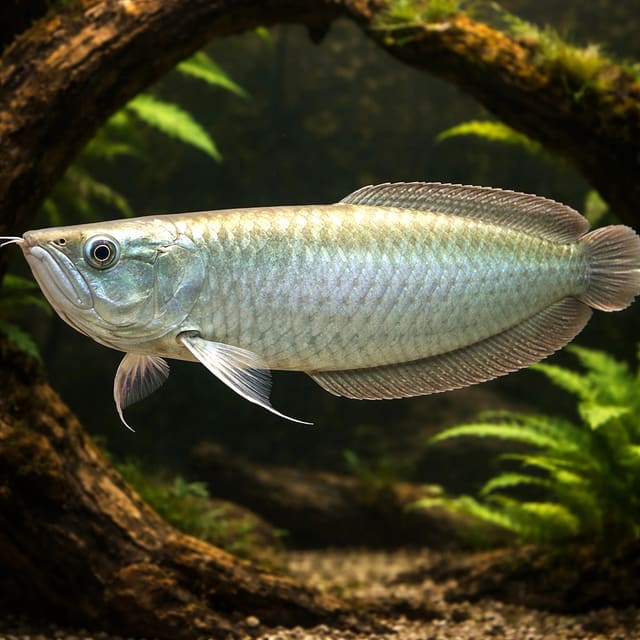 Silver Arowana – Osteoglossum bicirrhosum, majestic prehistoric predator