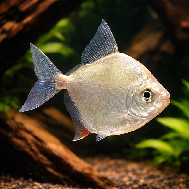 Spotted Silver Dollar Red Cheek — Silver Dollars — South American Tetra — representative image