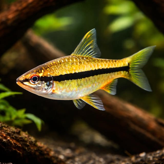 Slender Black-Striped Barb — Fresh Water Fish