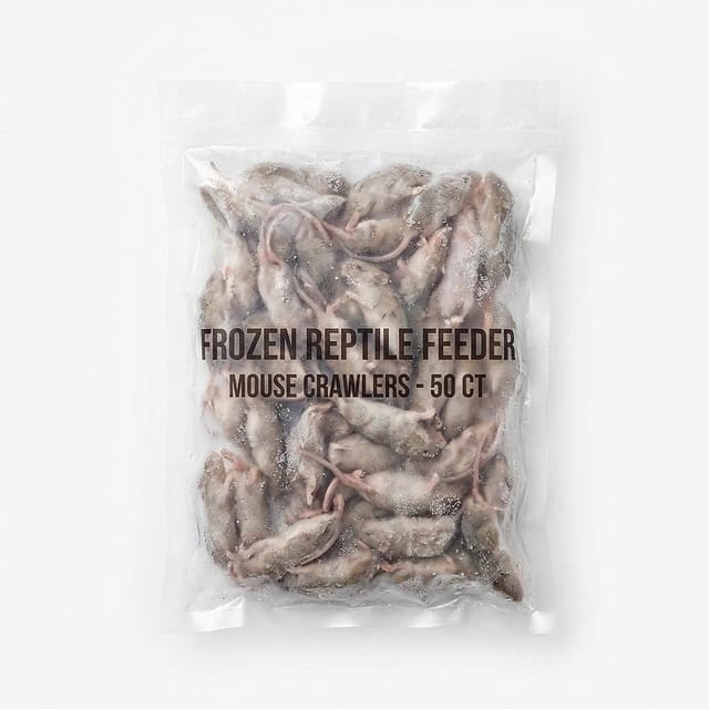 Frozen mouse crawler 50pcs 410g reptile feeder food pack