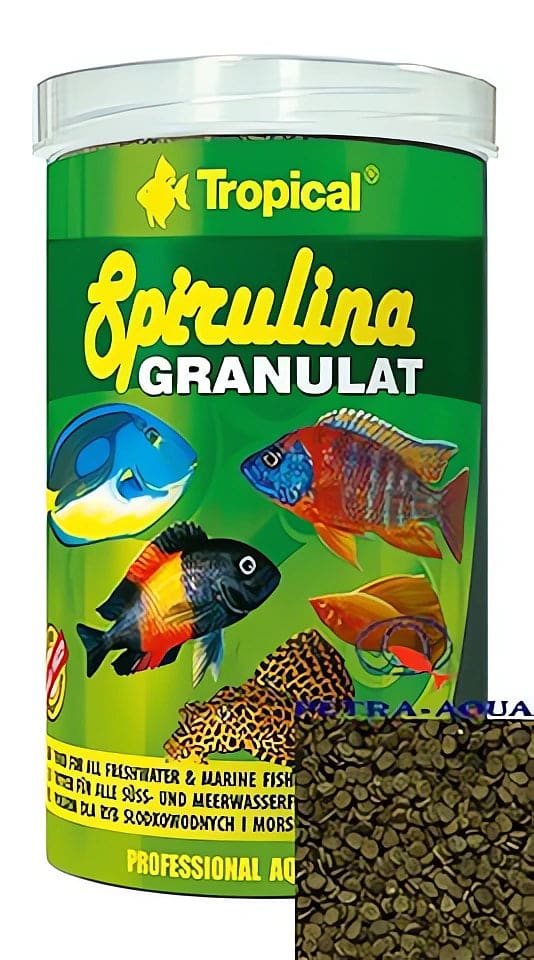 Tropical Spirulina Granulat - Moderate Care — Spirulina Fish Food — Dry Food UK