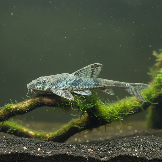 Sturisoma nigrirostrum - Catfish in a planted aquarium — representative image