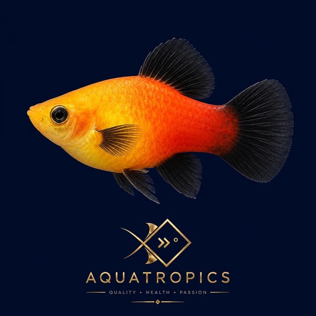 Sunset Platy, Xiphophorus maculatus livebearer