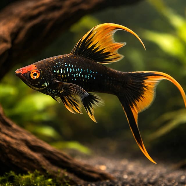 Swordtail Black Lyra — representative image