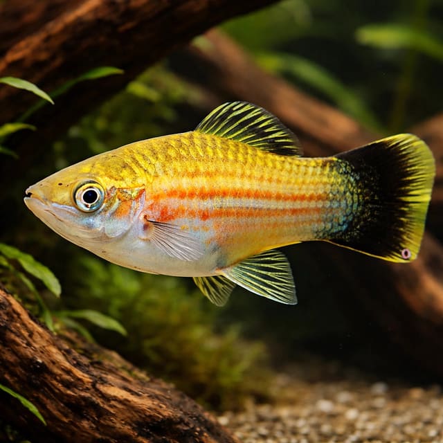 Swordtail Green Wagtail — Fresh Water Fish