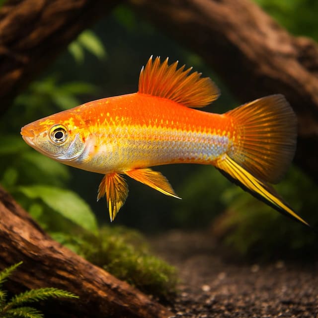 Swordtail Marry Gold — Fresh Water Fish