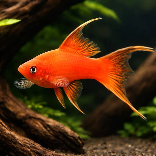 Swordtail Red Lyra — Fresh Water Fish