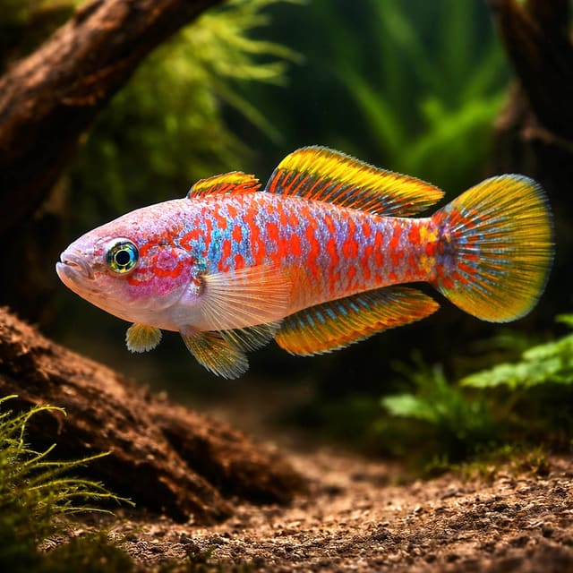 Peacock Goby - Tateurndina Ocellicauda - Peacock Gudgeon