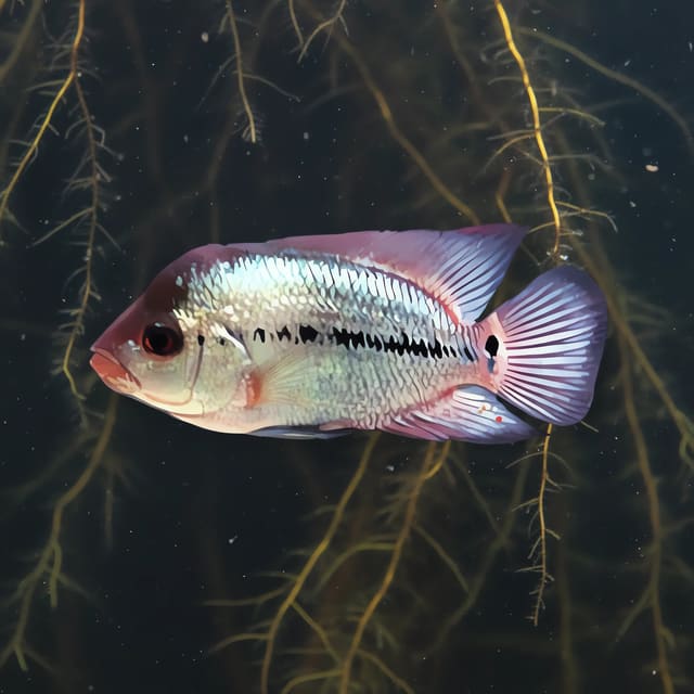 Thai Silk Flowerhorn Cichlid hybrid source image