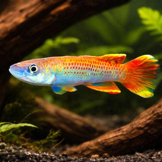 Exact Petra source photo of Togo Panchax, Epiplatys togolensis