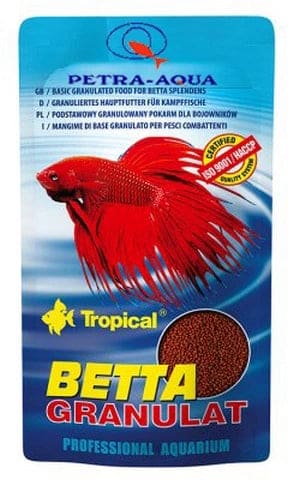 Tropical Betta Granulat 10g zip-sachet floating betta fish food