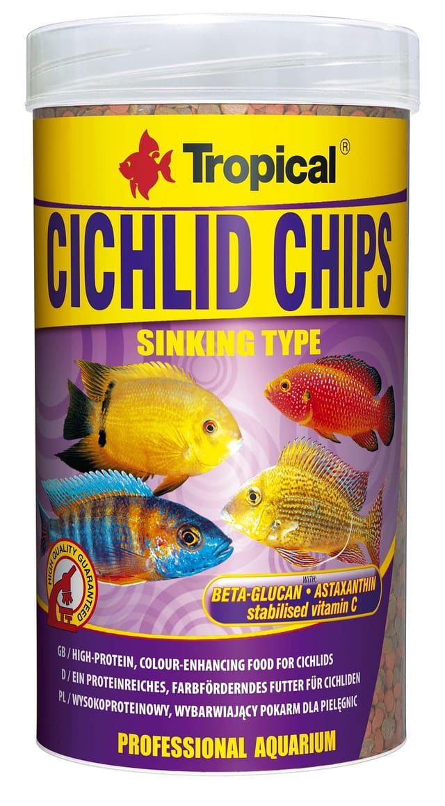 Tropical Cichlid Chips cichlid fish food