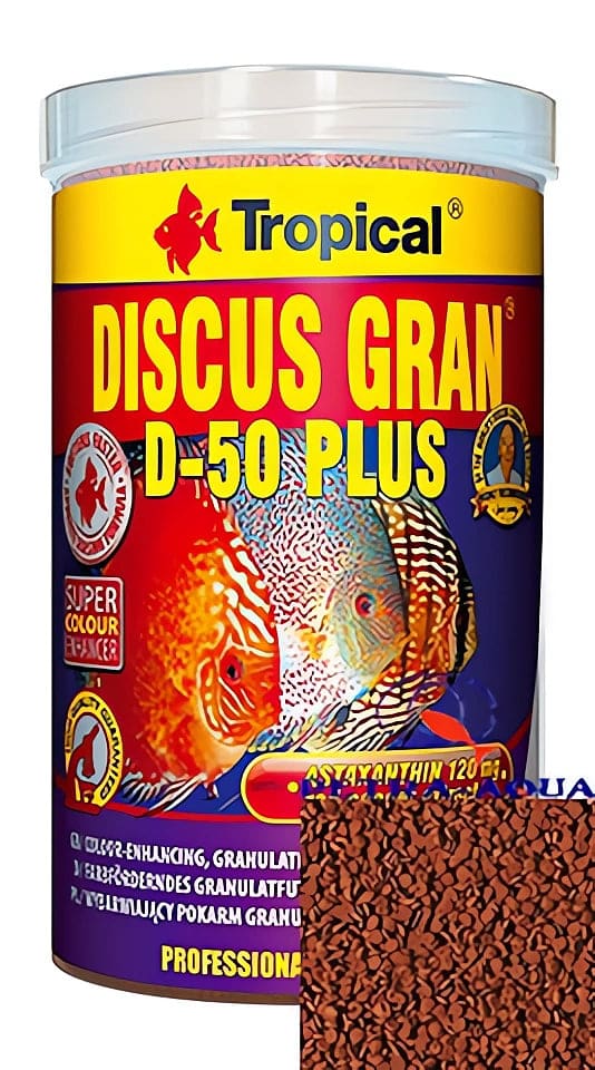 Tropical Discus Gran D-50 Plus high protein discus food pack