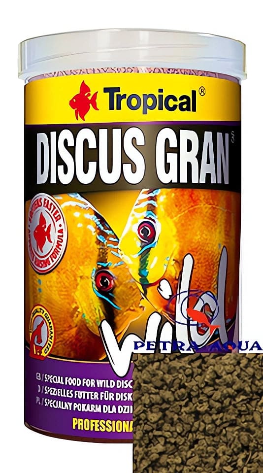 Tropical Discus Gran Wild sinking discus granule food tub