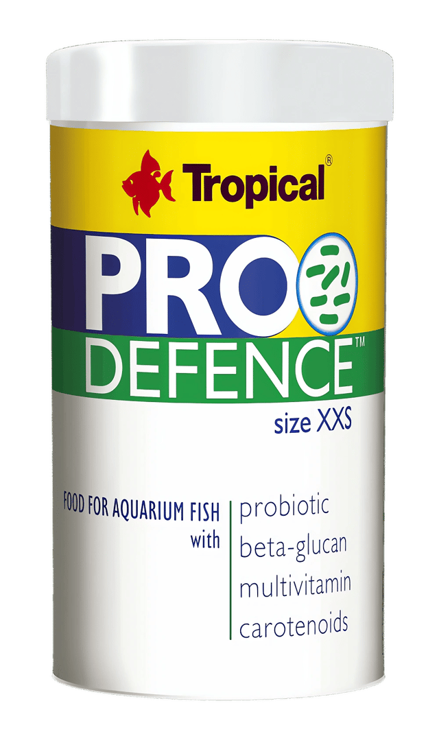 Tropical Pro Defence XXS 100ml / 70g probiotic microgranule fish food jar