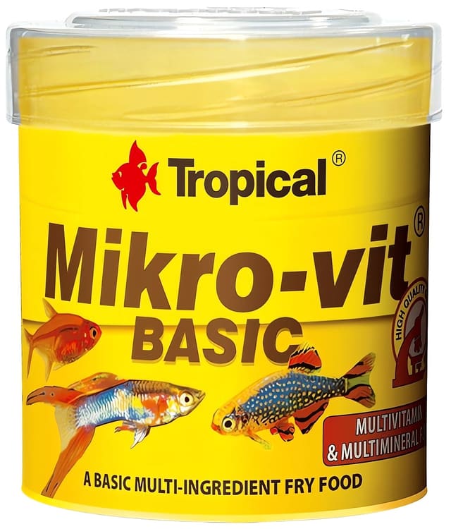 Tropical Mikro-Vit Basic 50ml/32g extremely fine food for aquarium fish fry