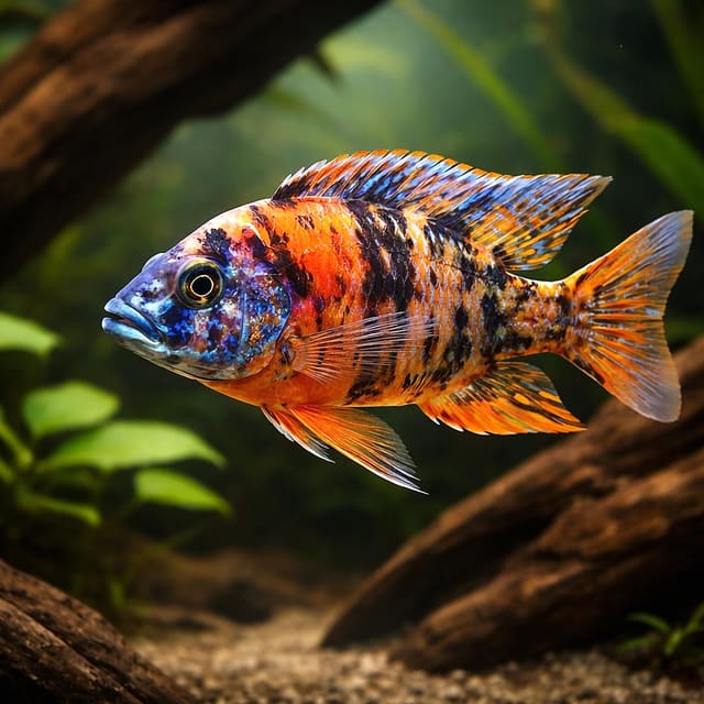 Peacock Cichlid (Aulonocara sp.)