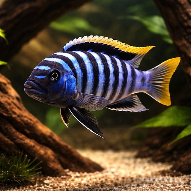 Jalo Reef Dogtooth Mbuna (Cynotilapia sp. Jalo Reef) - Live Malawi Mbuna