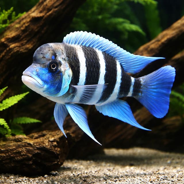 Kigoma Humphead Cichlid (Cyphotilapia frontosa) - Live Tanganyika cichlid
