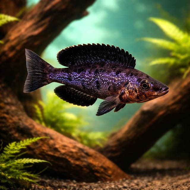Kiriza Smallscale Cyprichromis (Cyprichromis microlepidotus Kiriza) - schooling Tanganyika cichlid