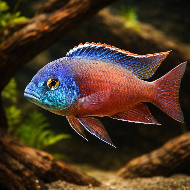 Nyassachromis boadzulu (Boadzulu Cichlid)