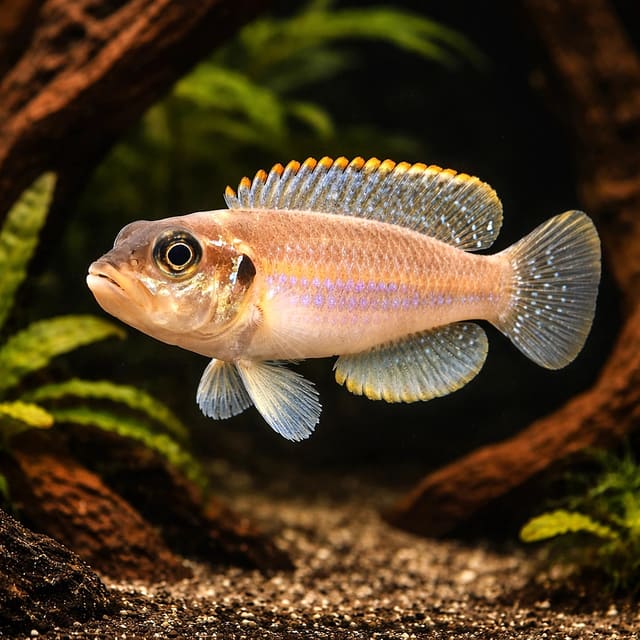 Ocellated Shell-Dweller (Lamprologus ocellatus)