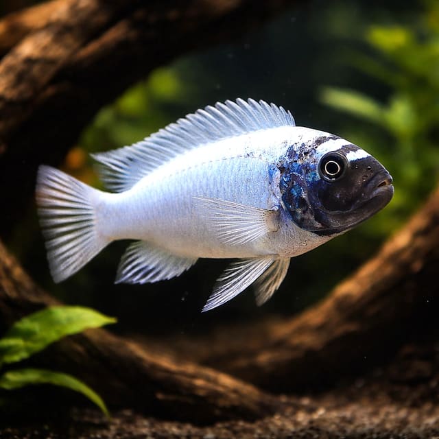 Polit Mbuna Cichlid (Pseudotropheus polit) - colourful rock-dwelling Mbuna from Lake Malawi