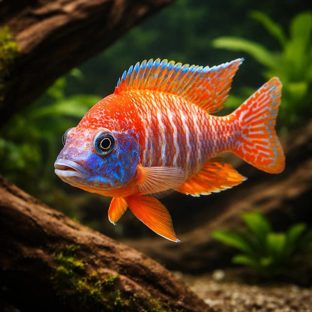 Peacock Cichlid (Aulonocara sp.)