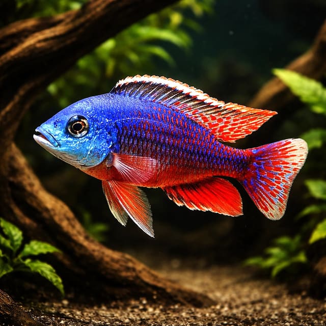 Red Empress (Protomelas taeniolatus)