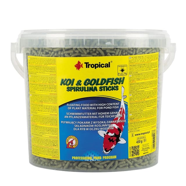 Tropical Koi Spirulina Pellet L