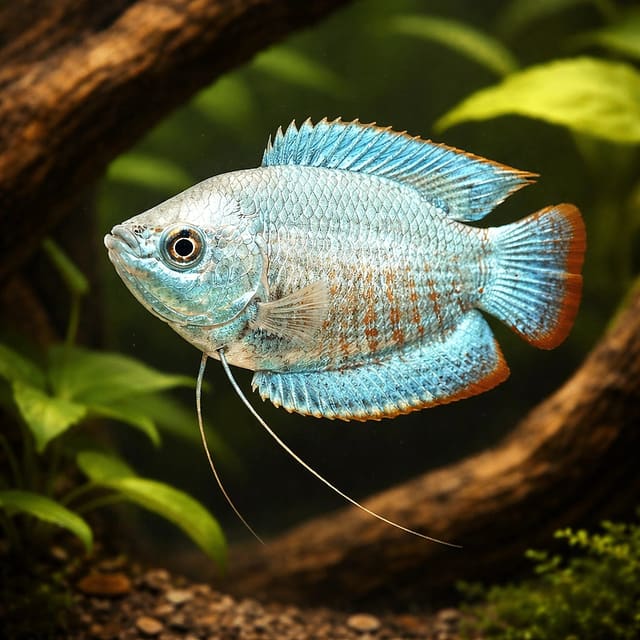Cobalt Dwarf Gourami (Trichogaster lalius)