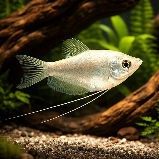Moonlight Gourami (Trichopodus microlepis)