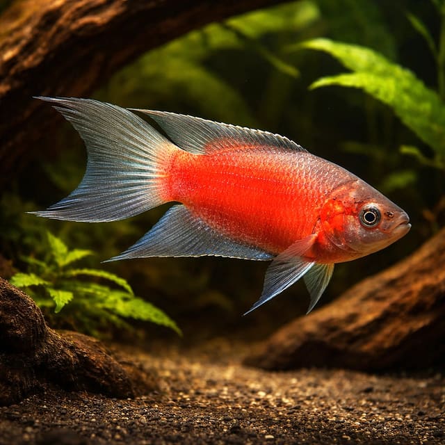 Red Paradise Fish (Macropodus opercularis)