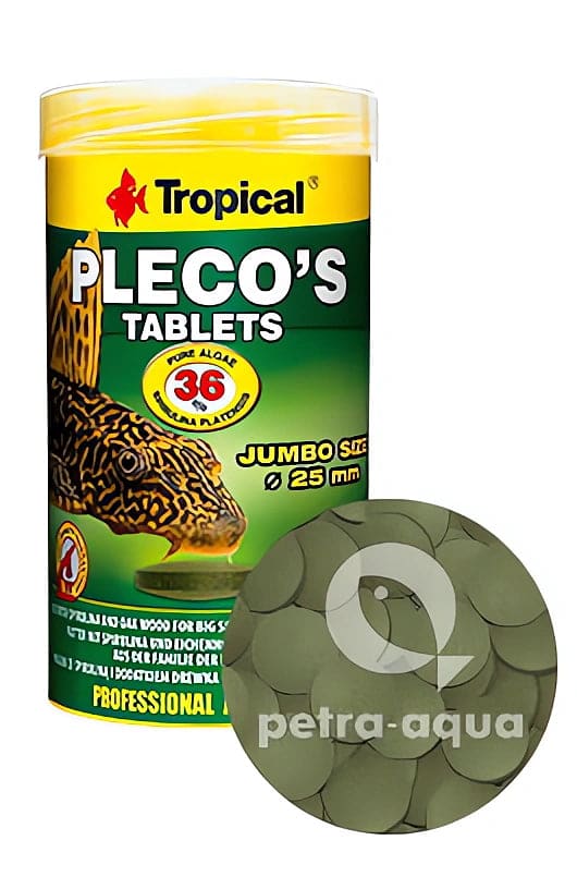 Tropical Pleco's Tablets sinking pleco and catfish food pack