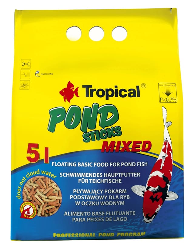 Tropical Pond Sticks Mixed for Healthy Fish UK