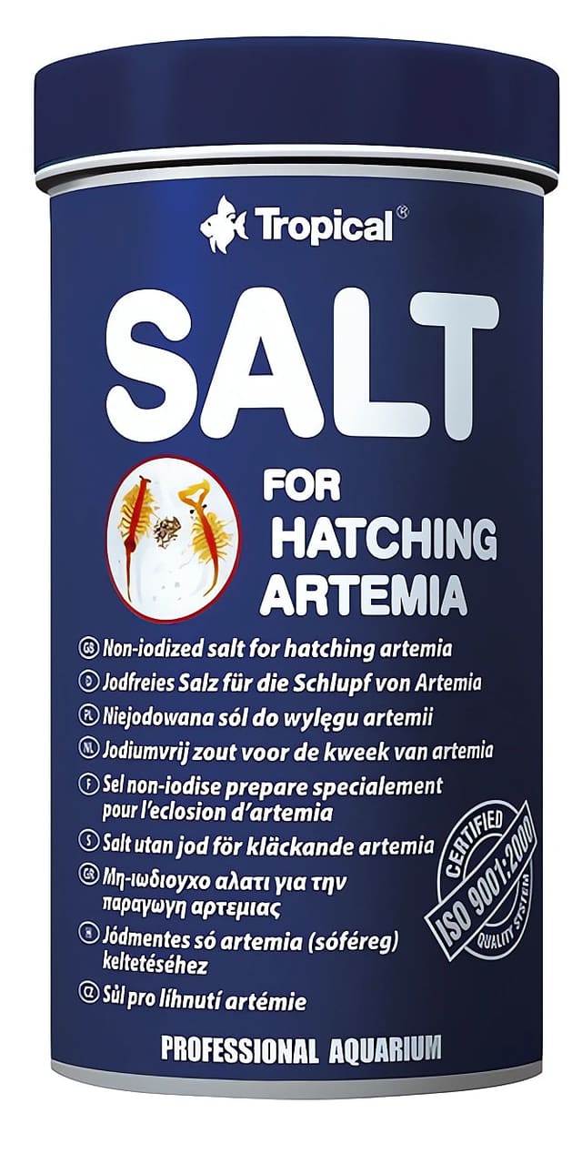 Tropical Salt for Hatching Artemia 250ml/300g specialist hatching salt for brine shrimp