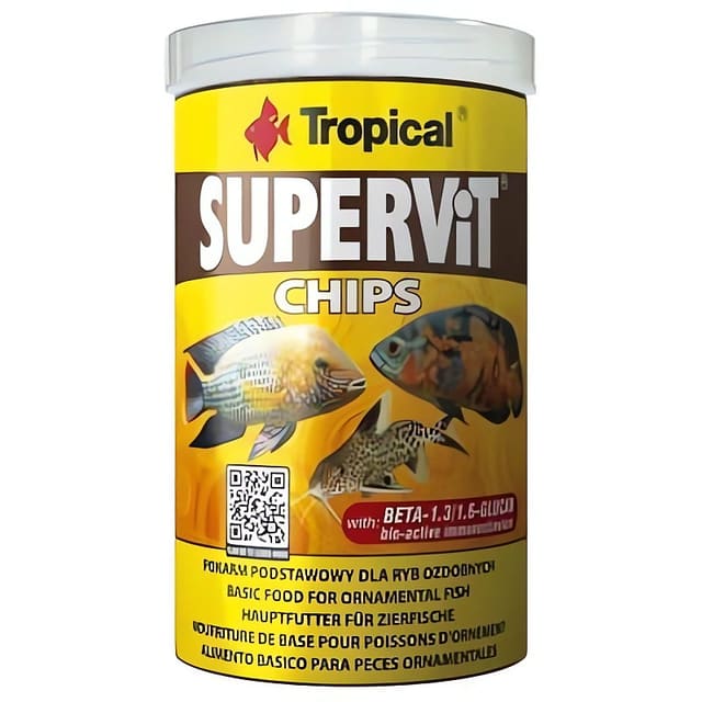 Tropical Supervit Chips 250ml 130g sinking food tub