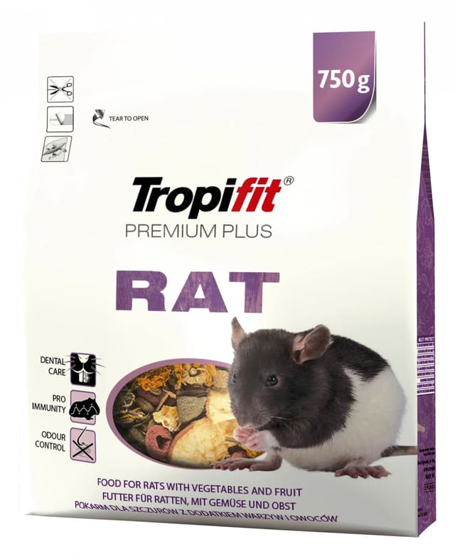 Tropical Tropifit Rat Premium Plus 750g premium dry rat food pack