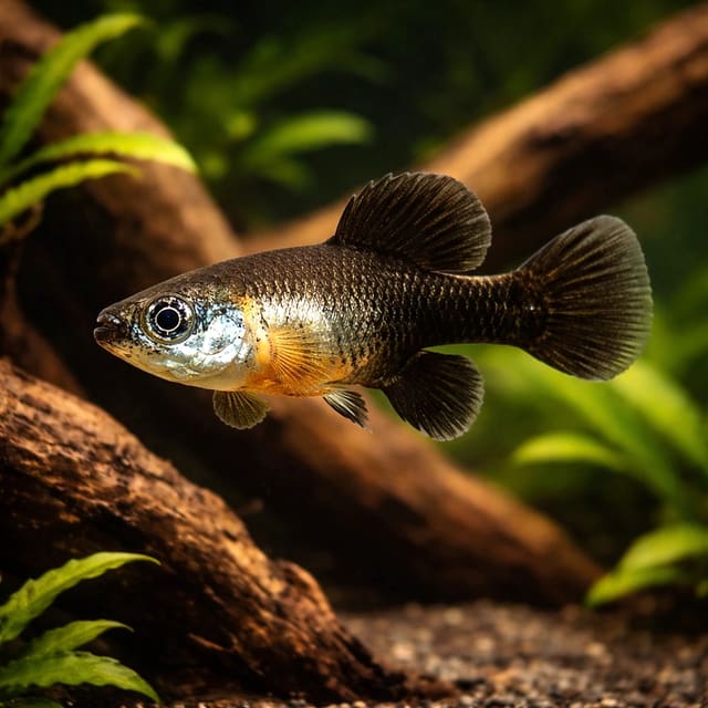 Twoline Skiffia (Skiffia bilineata), representative illustration