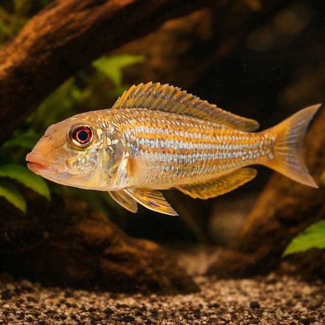 Xenotilapia ochrogenys \"ndole\" 4 - — Fresh Water Fish