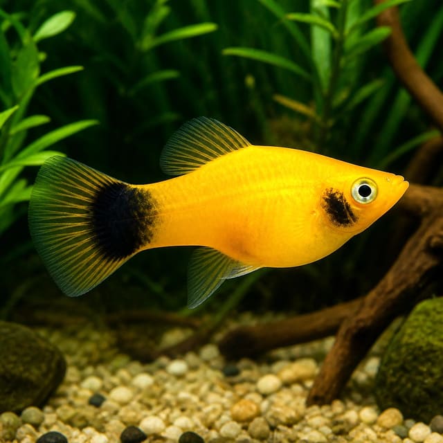 Coral Red Platies – vibrant solid-red Xiphophorus maculatus livebearers